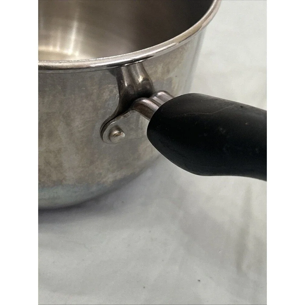Paula Deen Signature 2 Qt Stainless Steel Saucepan Copper Bottom with Glass Lid